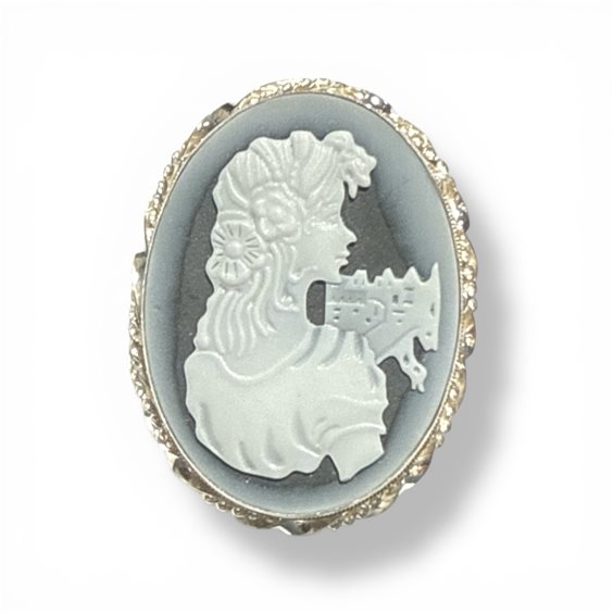 Brosche Mandile 1922 Dame Cammei  in Silber 2MSPCM150 - 2MSPCM150